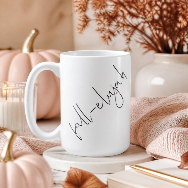 Fall-elujah (Hallelujah Es ist Fall) Kaffeetasse (Von Creator hochgeladen)