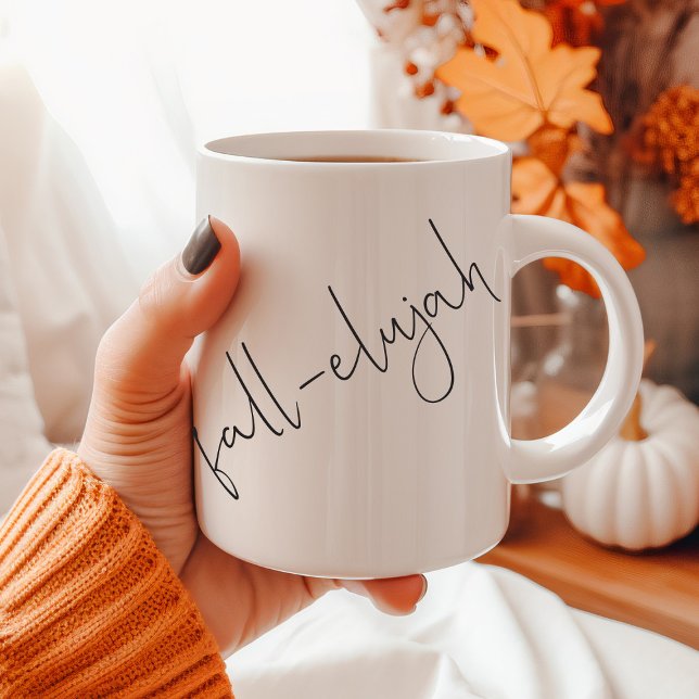 Fall-elujah (Hallelujah Es ist Fall) Kaffeetasse (Von Creator hochgeladen)