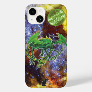 Fall Emerald Cosmic Dragon Case-Mate iPhone 14 Hülle