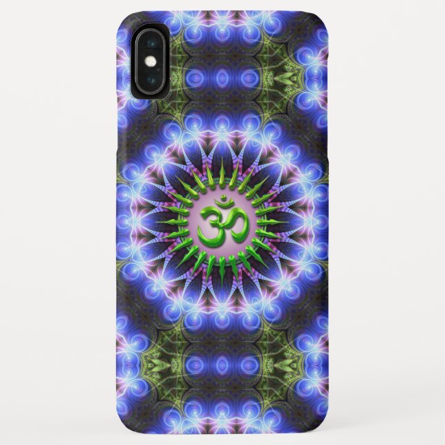 Fall "Energy Healing Green OM iPhone 3" Case-Mate iPhone Hülle (Rückseite)