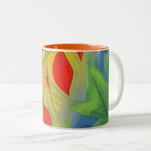 Fall Equinox Zweifarbige Tasse (VorderseiteRechts)