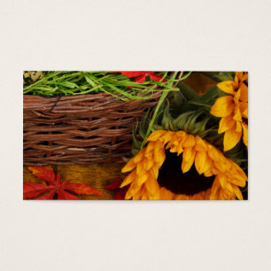 Fall-Ernte-Sonnenblumen