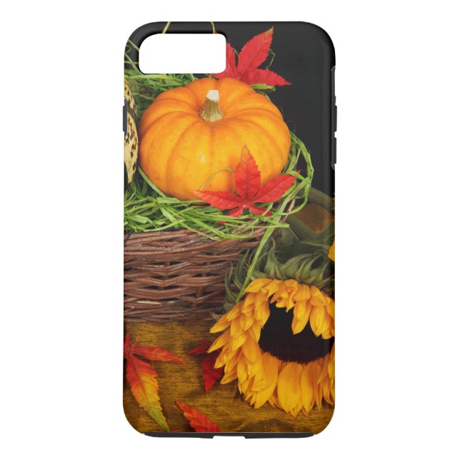 Fall-Ernte-Sonnenblumen Case-Mate iPhone Hülle (Rückseite)