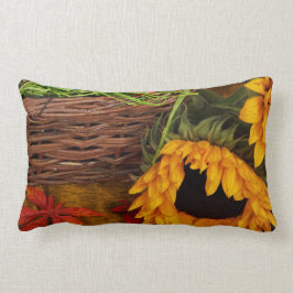 Fall-Ernte-Sonnenblumen Lendenkissen