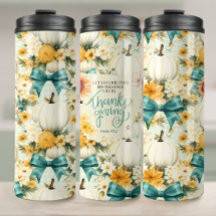 Fall Erntedank Christlich Themed Tumbler