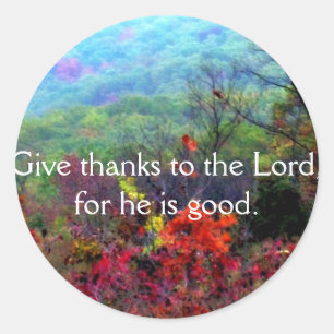 Fall-Erntedank-Fotografie Runder Aufkleber