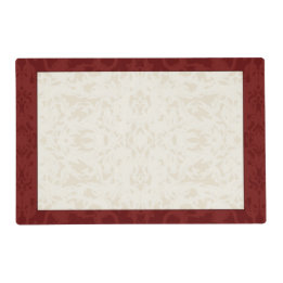 Fall-Erntedank-Kastanienbraun u. Creme Tischset