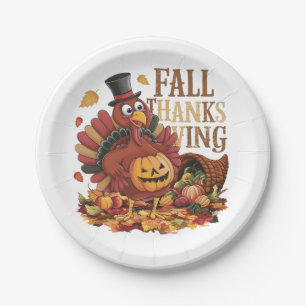 fALL ERNTEDANK Pappteller
