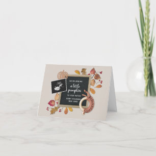 Fall Erntedank Pumpkin Baby Schwangerschaft Ann Ankündigung