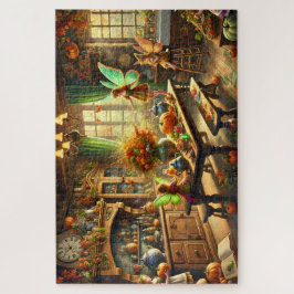 Fall Fairies Bezaubernde Küche Ansammlung Puzzle