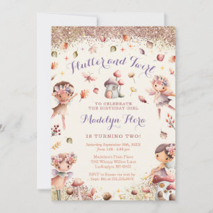 Fall Fairy Birthday Einladung - BK161