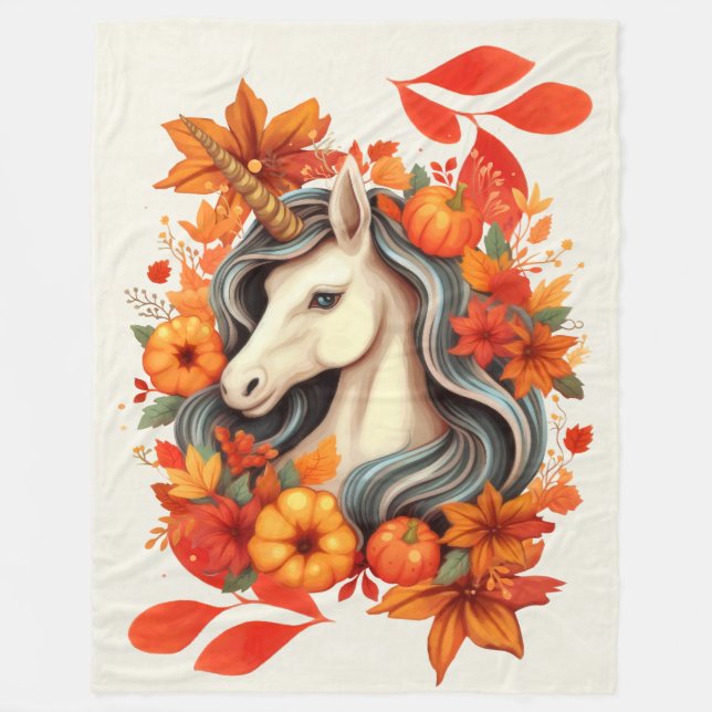 Fall Fantasy Fleece Blanket (Vorderseite)
