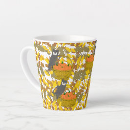 Fall Farmhouse Decor Latte Mug - Tasse Latte