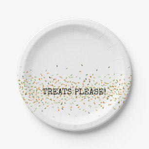 Fall Fest Halloween LECKEREIEN BITTE Candy Sprinkl Pappteller