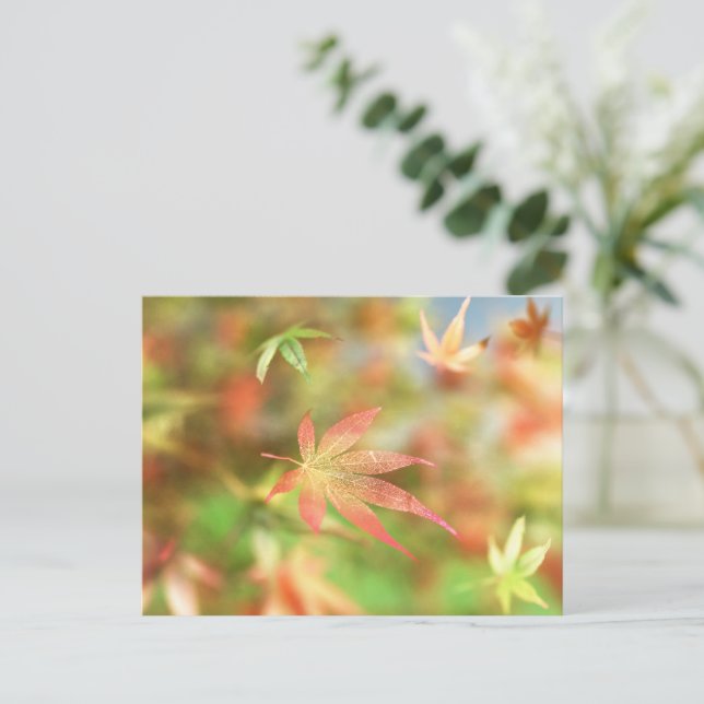 Fall Filigree Postkarte (Stehend Vorderseite)