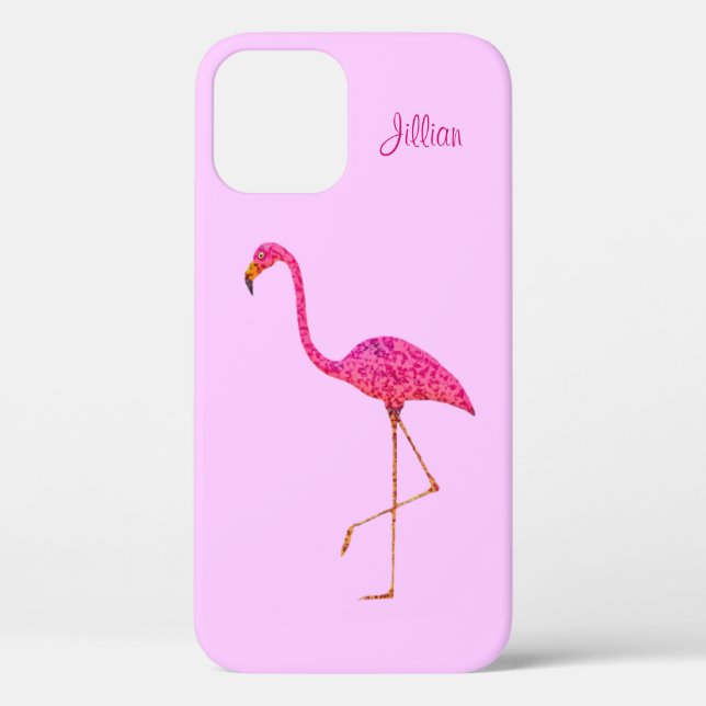 Fall Flamingo iPhone 12 Case-Mate iPhone Hülle (Rückseite)