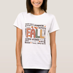 Fall Flannels Pumpkin Saison Herbst Gefechte Herbs T-Shirt