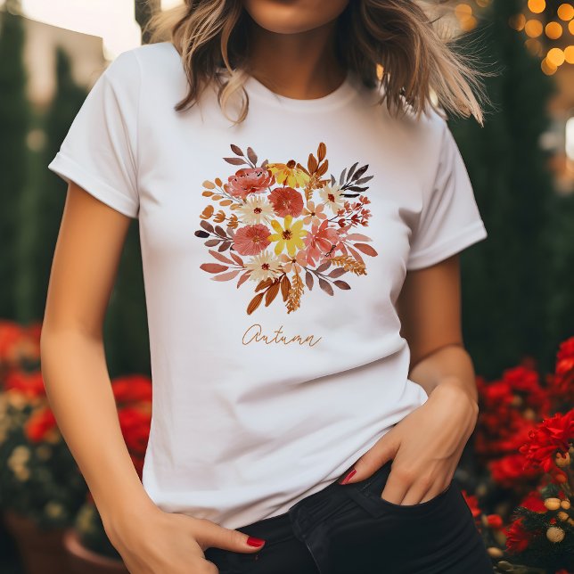 Fall Floral Bouquet T-Shirt (Von Creator hochgeladen)