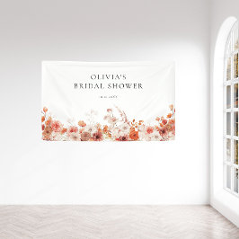 Fall Floral Brautparty Banner