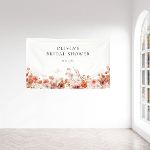 Fall Floral Brautparty Banner