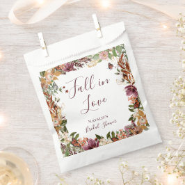 Fall Floral Brautparty Gefälligkeitsags Geschenktütchen
