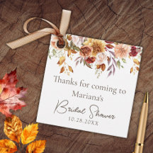 Fall Floral Brautparty