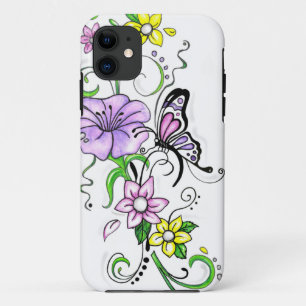 Fall Floral Butterfly Case-Mate iPhone Hülle