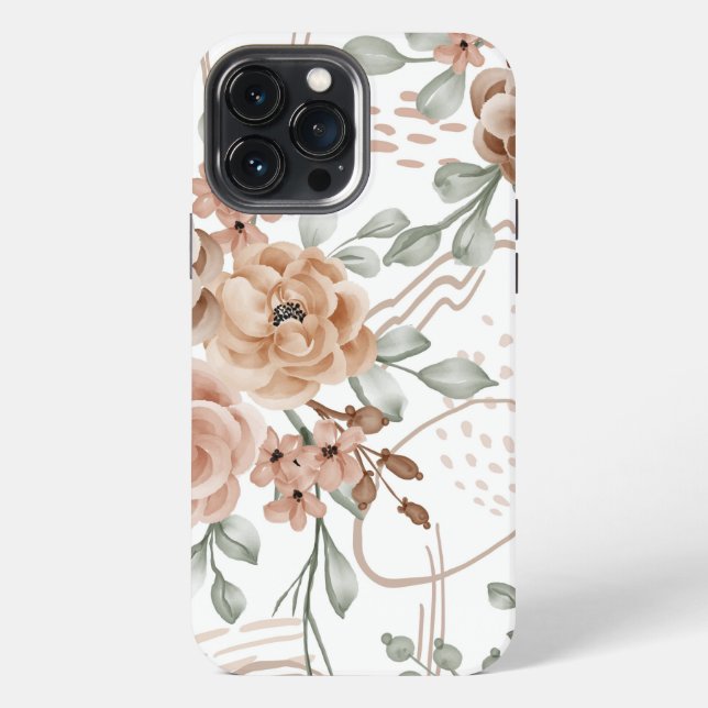 Fall Floral Case-Mate iPhone Hülle (Rückseite)