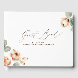 Fall Floral Elegant Wedding Gästebuch