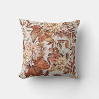 Fall Floral Gemusterter Throw Pilz 2