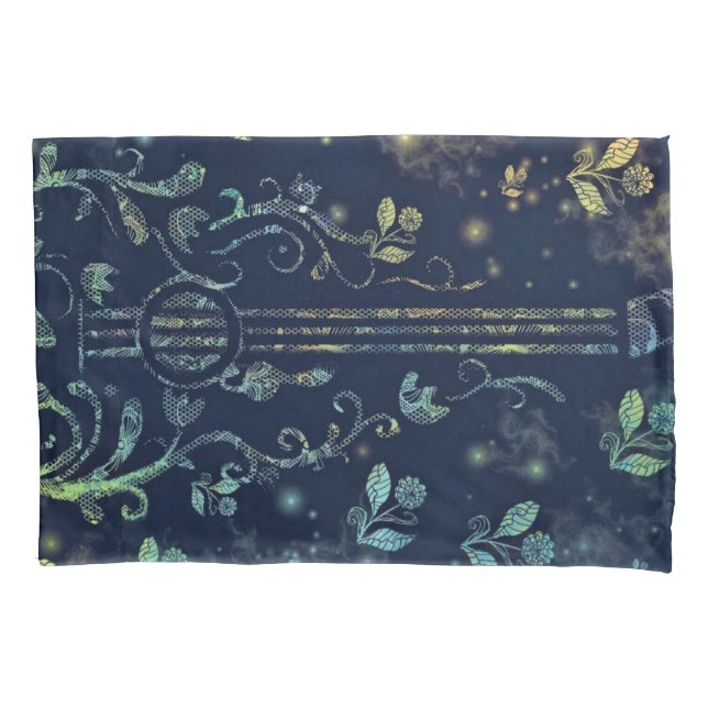 Fall Floral Guitar Pillow Kissenbezug (Vorderseite)