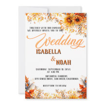 Fall Floral Hochzeit in der Saison / Boho Blume