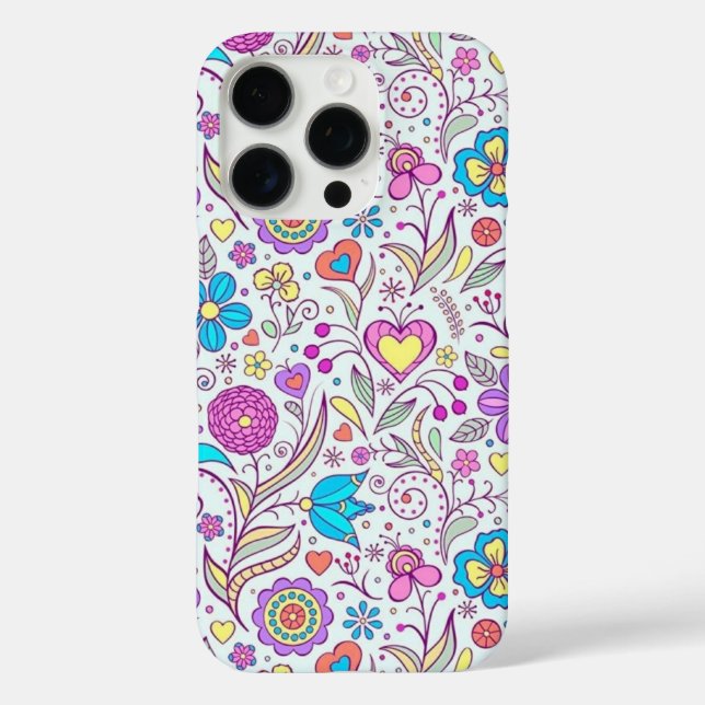 Fall Floral Muster Case-Mate iPhone Case-Mate iPhone Hülle (Rückseite)