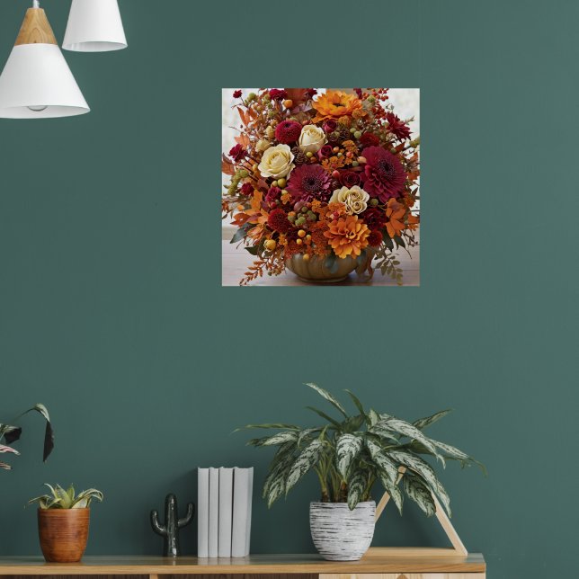 Fall-Floral Poster (Wohnzimmer 1)