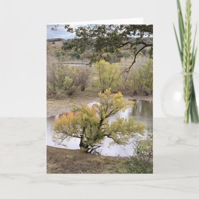 Fall Foliage at Good Earth State Park Karte (Vorderseite)