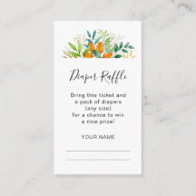 Fall Foliage Bouquet Babydusche Windelwanne