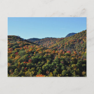 Fall Foliage entlang des Blue Ridge Parkway, NC Postkarte