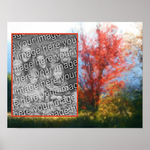 Fall Foliage Nature Malerei erstellen Sie Ihr eige Poster