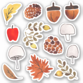 Fall Foliage Stickers Aufkleber