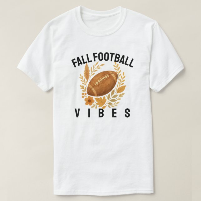 Fall Football Vibes T-Shirt (Design vorne)