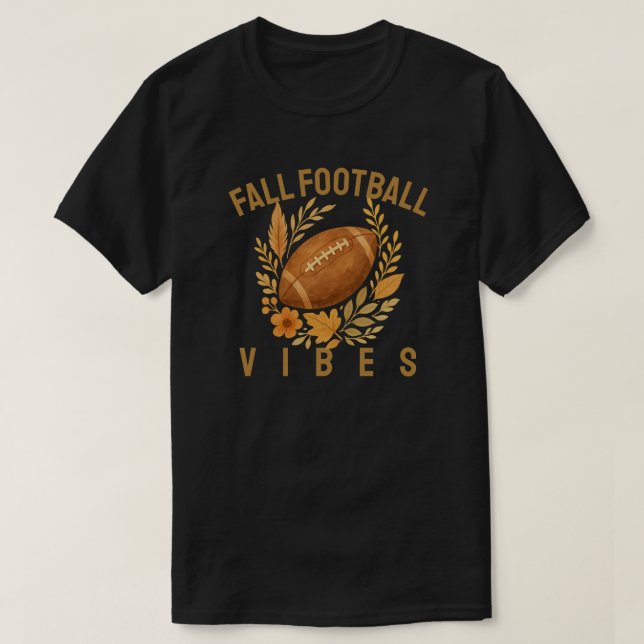 Fall Football Vibes T-Shirt (Design vorne)