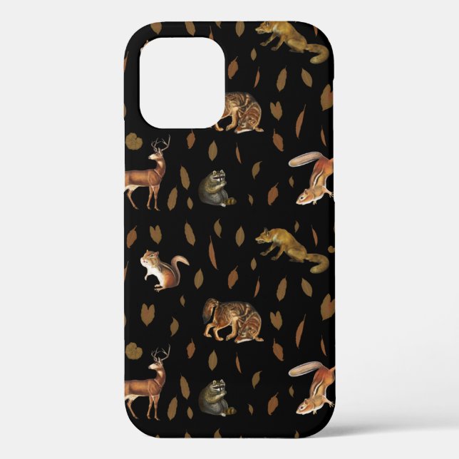 Fall Forest Animals Autumn Leaves Case-Mate iPhone Hülle (Rückseite)