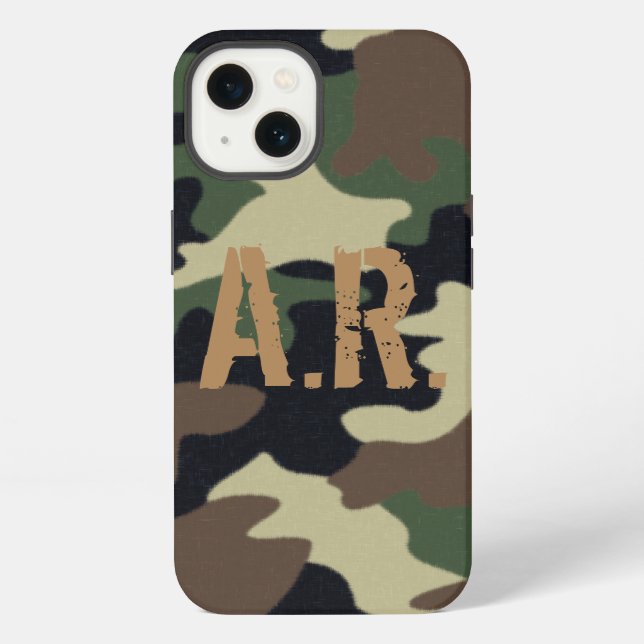 Fall Forest Camouflage iPhone 6 Hülle (Rückseite)