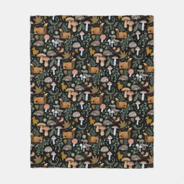 Fall Forest Forager Gemütlich aufwärmen Fleecedecke