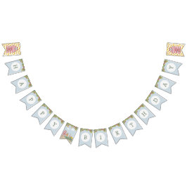 Fall Forest Friends Birthday Wimpelkette