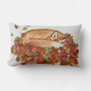 Fall Fox pillow Lendenkissen