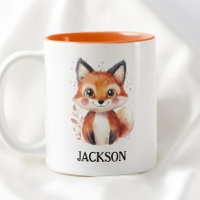 Fall Fox Wasserfarbe Tier Einfache Niedliche Kinde