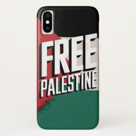 Fall "Free Palestine iPhone X": Symbol der Solidar Case-Mate iPhone Hülle