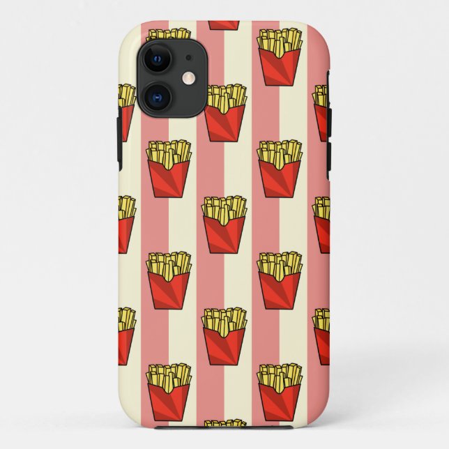 Fall French Fries Muster iPhone 5/5S Case-Mate iPhone Hülle (Rückseite)