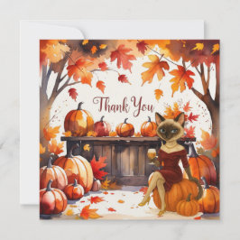 Fall Friendsgiving Dankeschön Card Dankeskarte